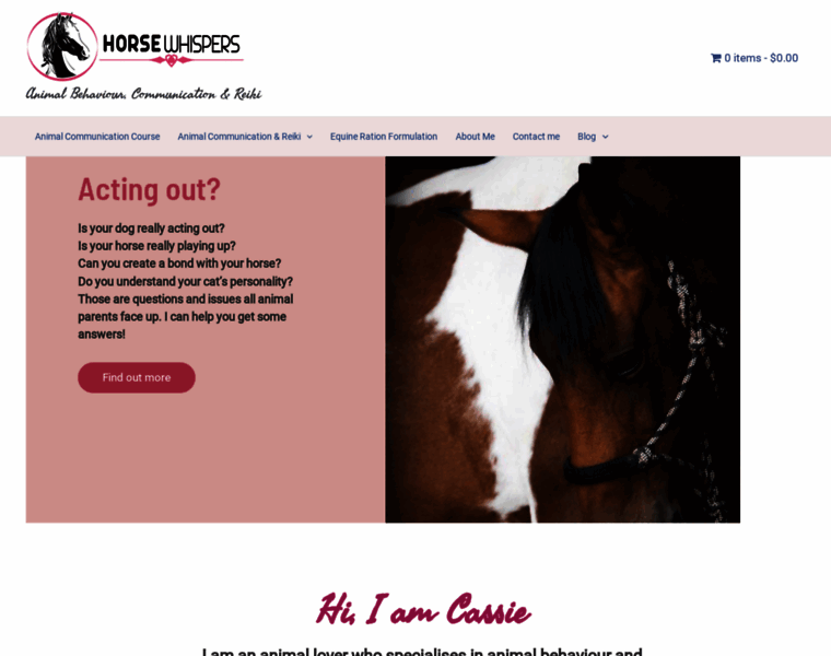 Horsewhispers.com.au thumbnail