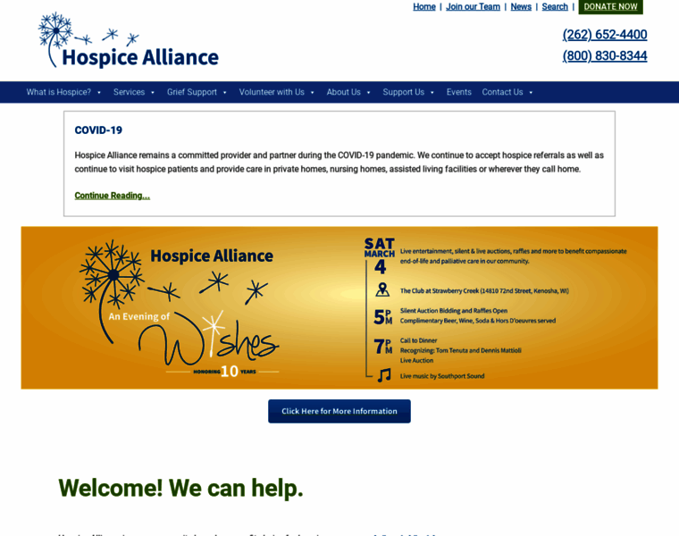 Hospicealliance.org thumbnail