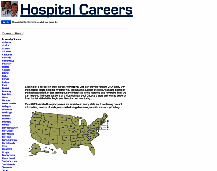 Hospital-careers.com thumbnail