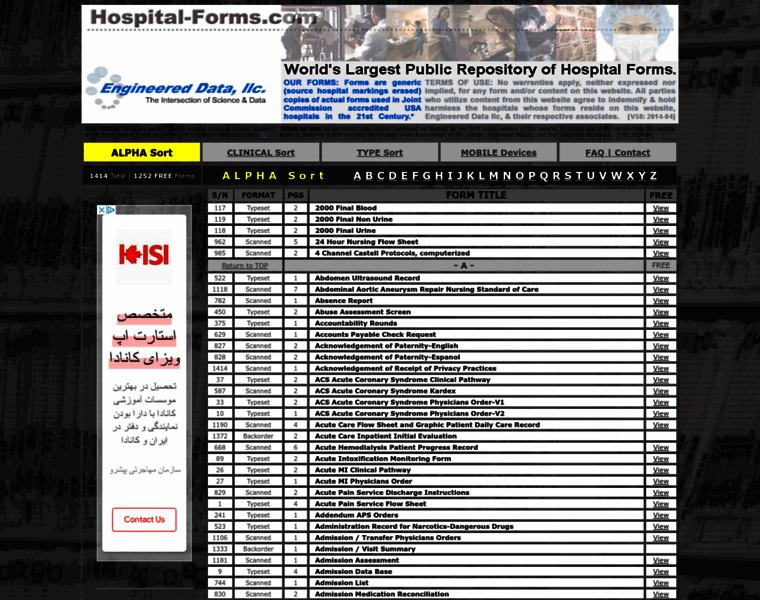 Hospital-forms.com thumbnail