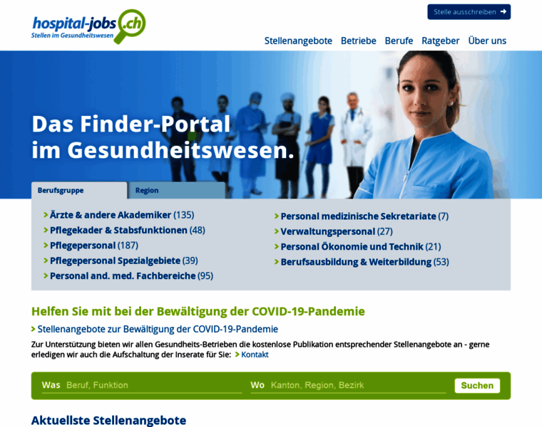 Hospital-jobs.ch thumbnail