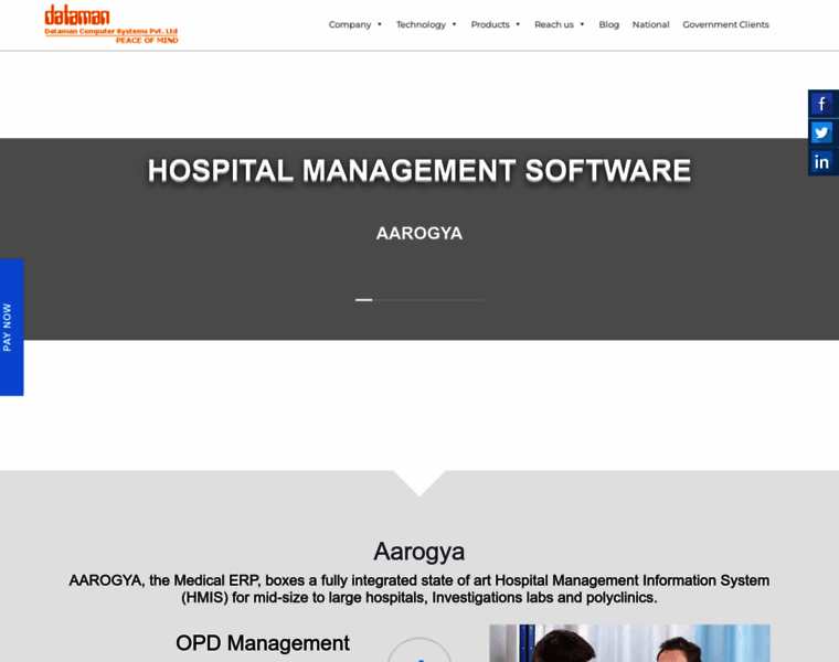 Hospital-software.dataman.in thumbnail