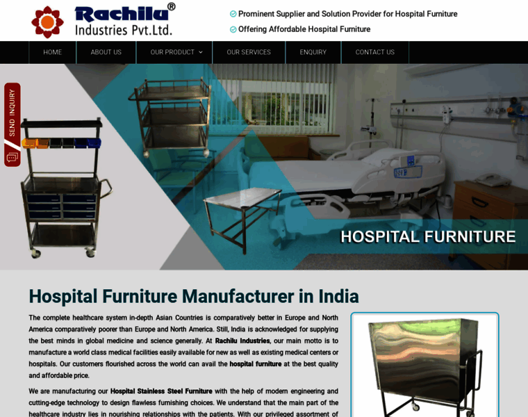 Hospitalfurnitureindia.com thumbnail