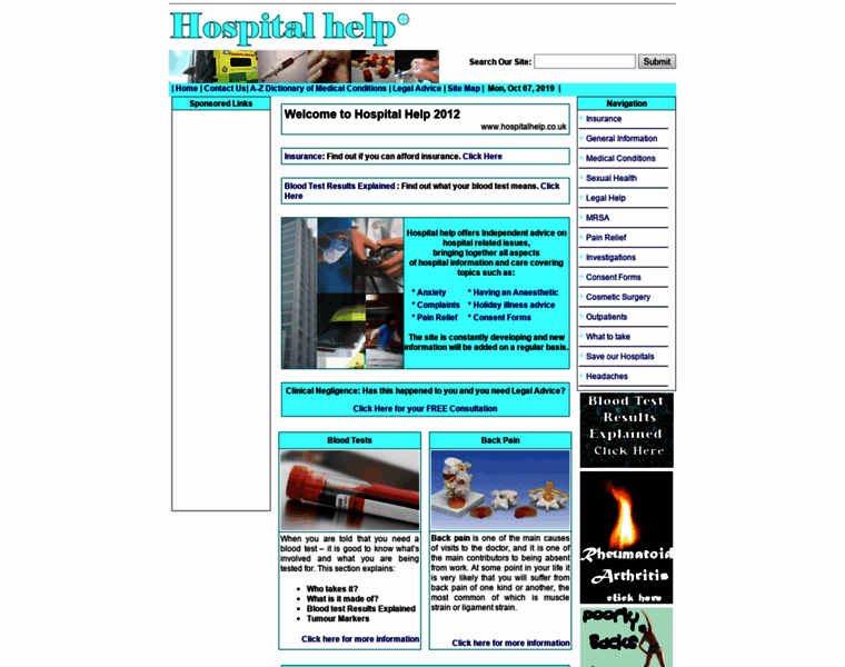Hospitalhelp.co.uk thumbnail
