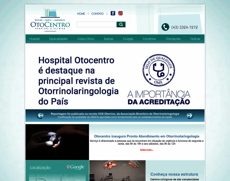 Hospitalotocentro.com.br thumbnail