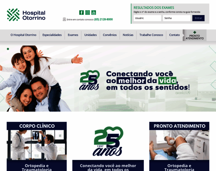 Hospitalotorrino.com.br thumbnail