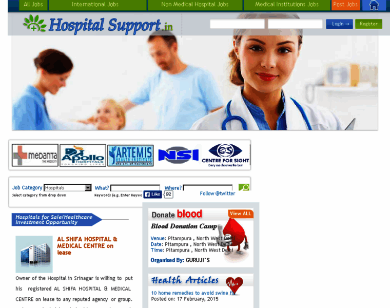 Hospitalsupport.in thumbnail