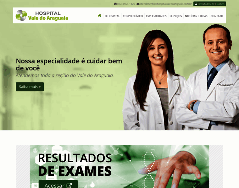 Hospitalvaledoaraguaia.com.br thumbnail