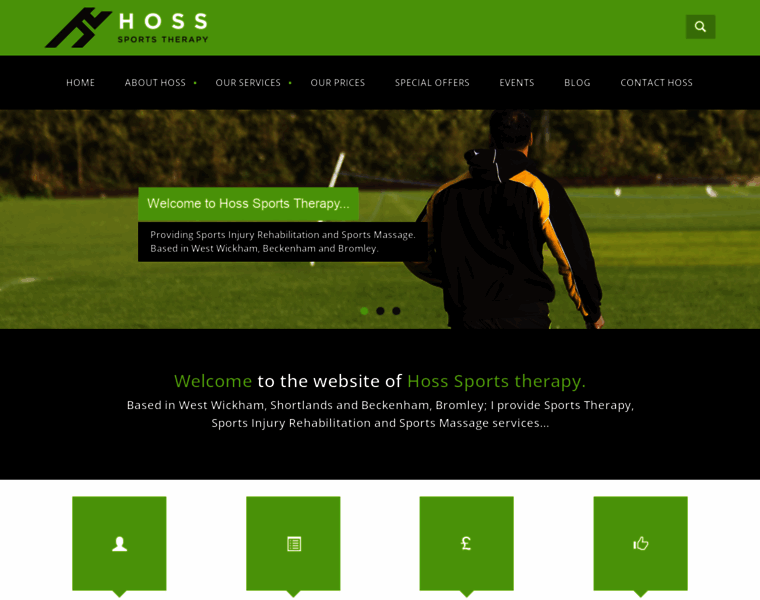 Hoss-sportstherapy.co.uk thumbnail