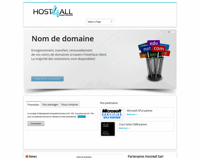 Host4all.net thumbnail