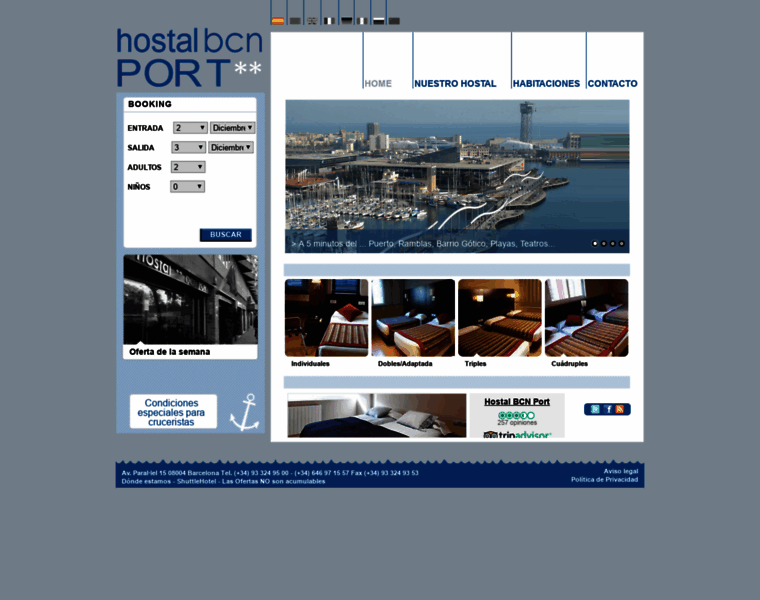 Hostalbcnport.com thumbnail