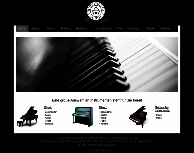 Hostalek-klaviere.at thumbnail