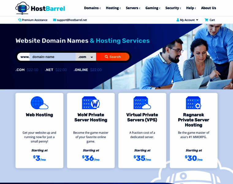 Hostbarrel.net thumbnail