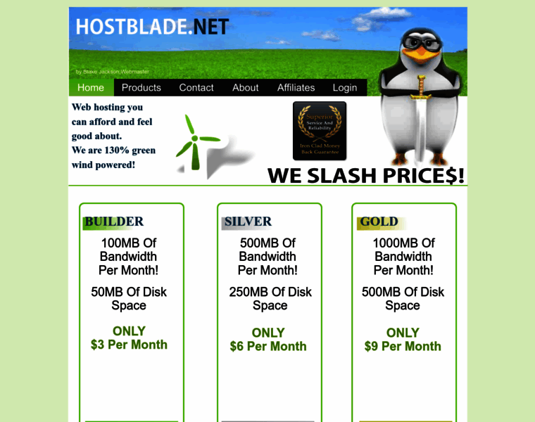Hostblade.net thumbnail