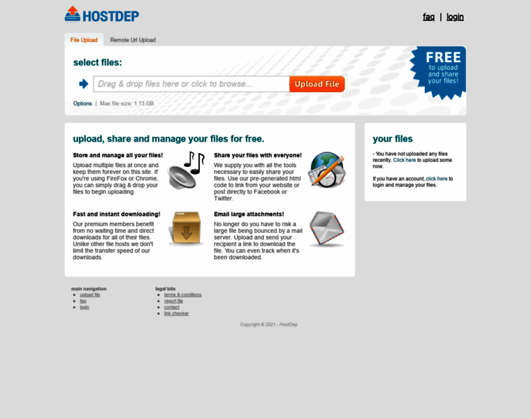 Hostdep.com thumbnail
