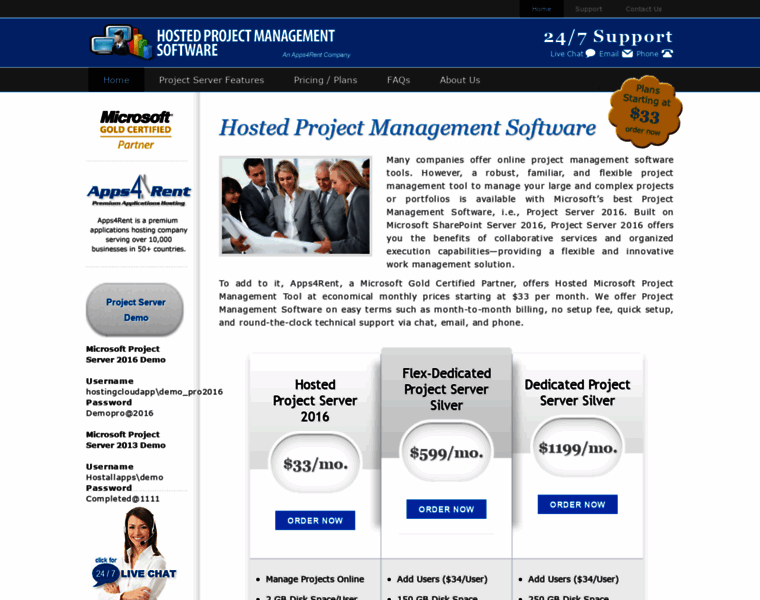 Hostedprojectmanagementsoftware.com thumbnail