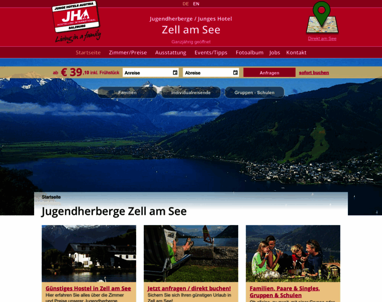 Hostel-zellamsee.at thumbnail