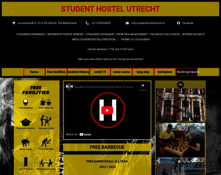 Hostelutrecht.nl thumbnail