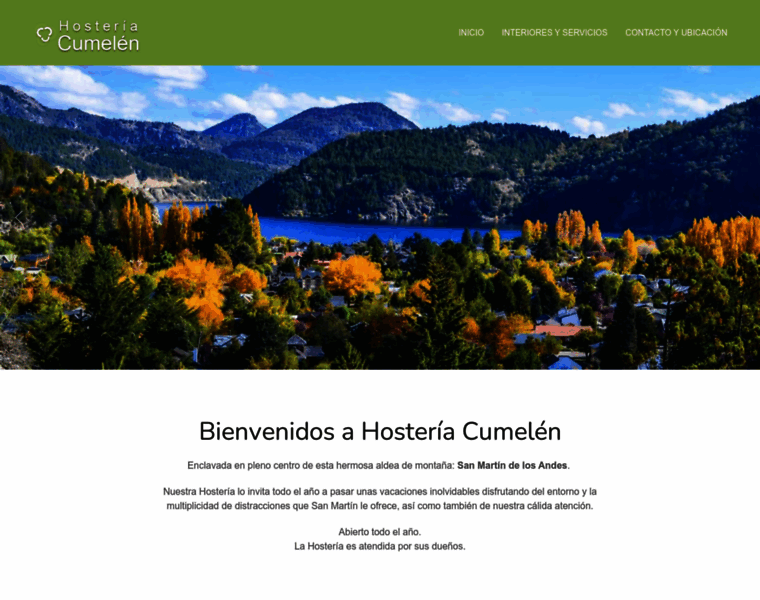 Hosteriacumelen.com.ar thumbnail