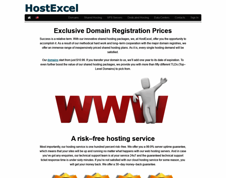 Hostexcel.com thumbnail