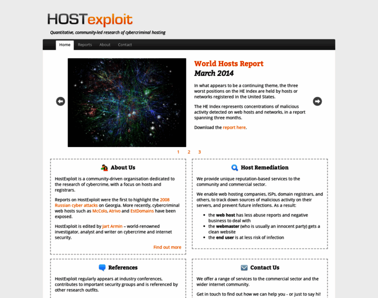 Hostexploit.com thumbnail