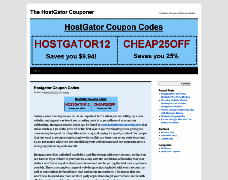 Hostgatorcouponer.com thumbnail