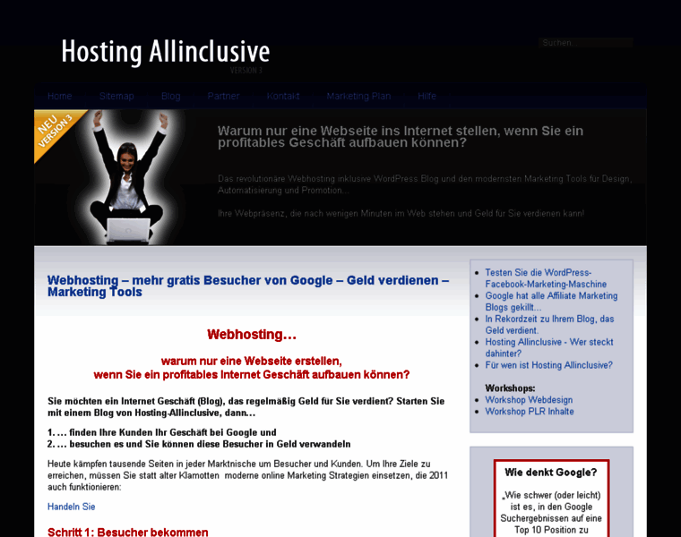 Hosting-allinclusive.com thumbnail
