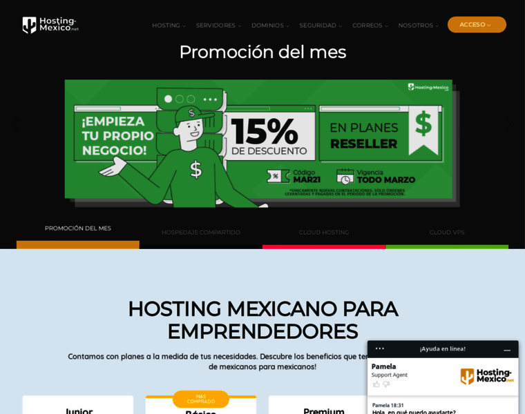 Hosting-mexico.com thumbnail