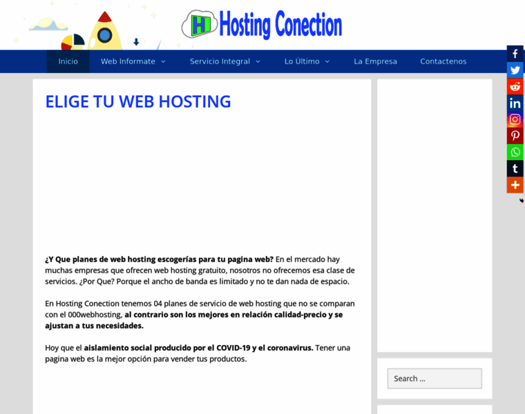 Hostingconection.com thumbnail