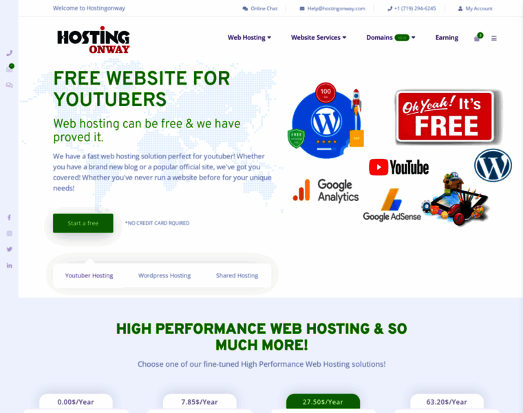 Hostingonway.com thumbnail