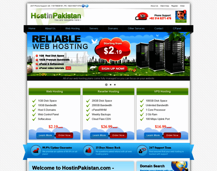 Hostinpakistan.com thumbnail