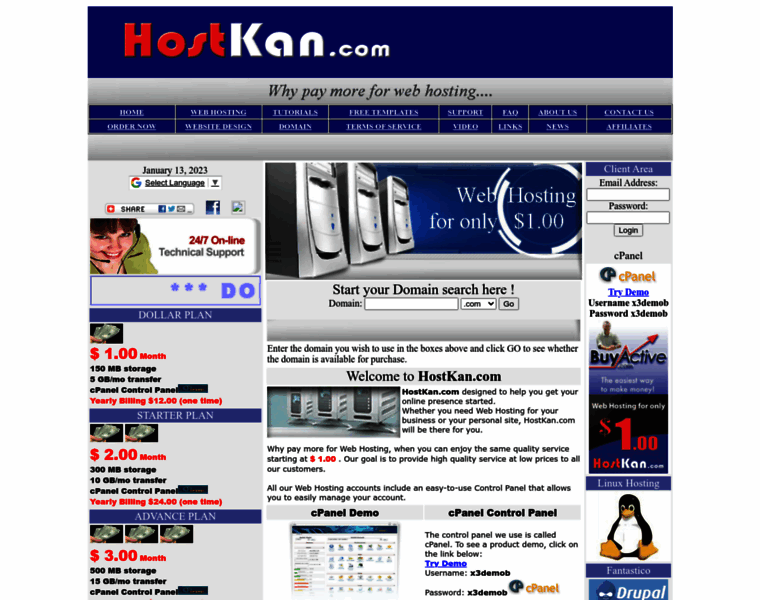 Hostkan.com thumbnail