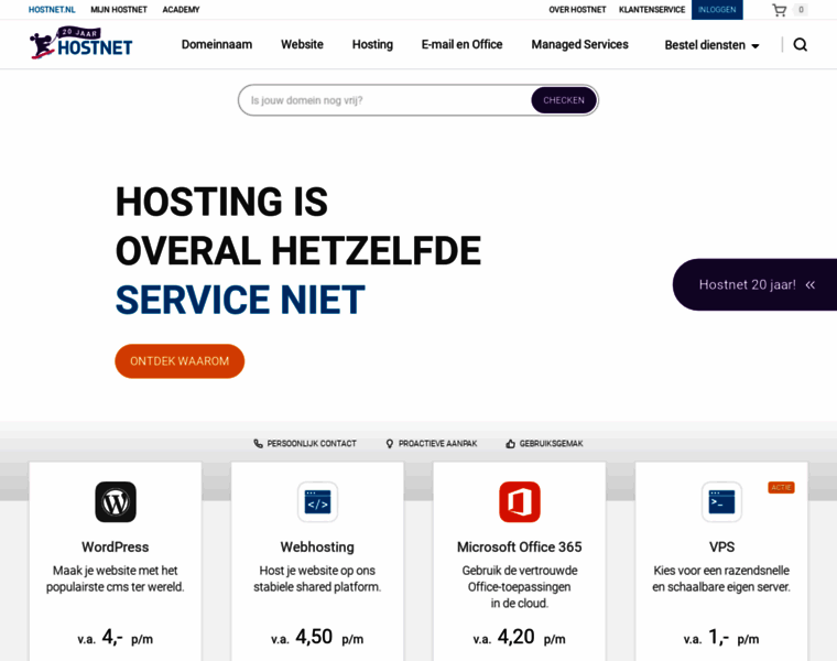 Hostnetbv.nl thumbnail