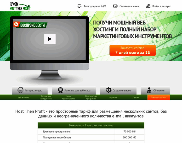 Hostthenprofits.ru thumbnail