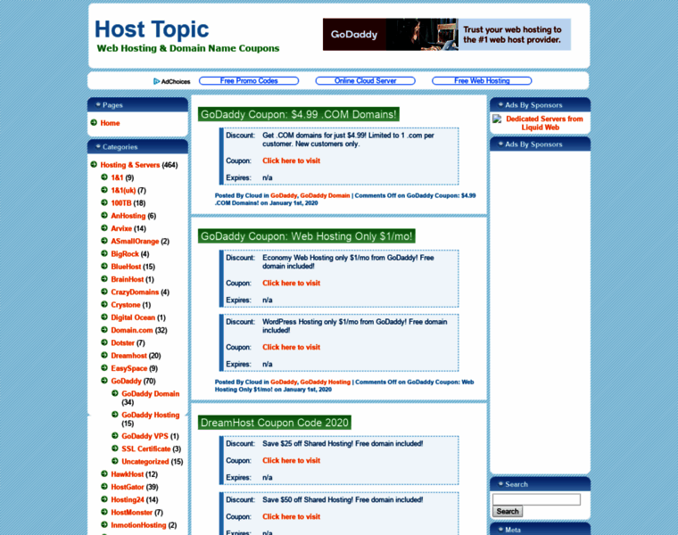 Hosttopic.com thumbnail