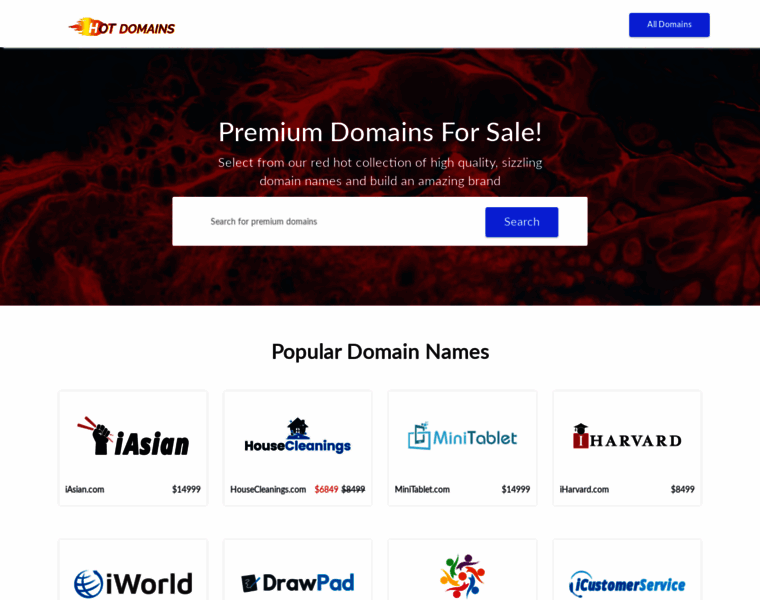 Hot-domains.com thumbnail