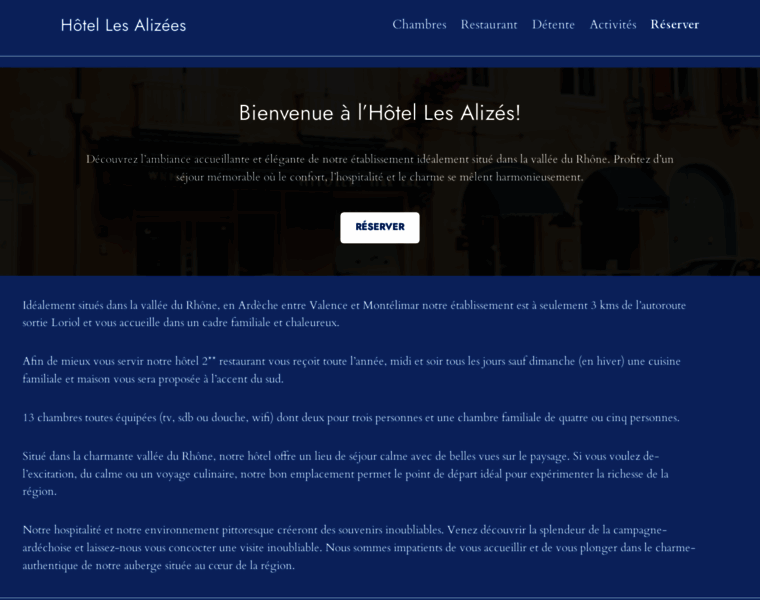 Hotel-alizes-ardeche.com thumbnail