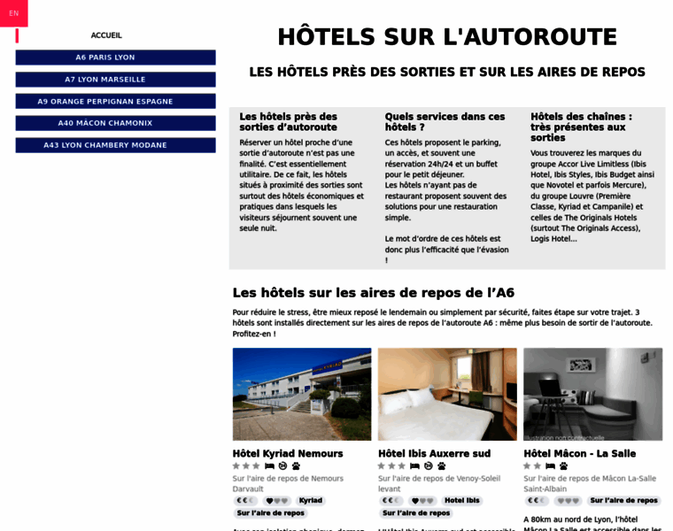 Hotel-autoroute.fr thumbnail