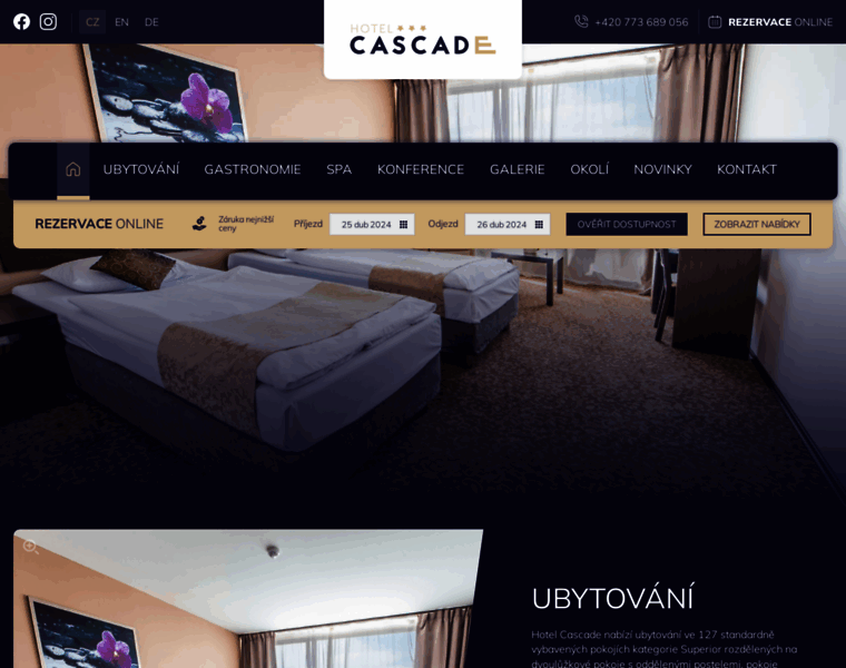 Hotel-cascade.cz thumbnail