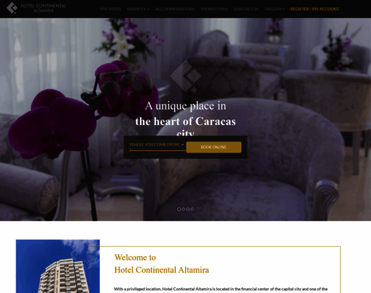 Hotel-continental.com.ve thumbnail
