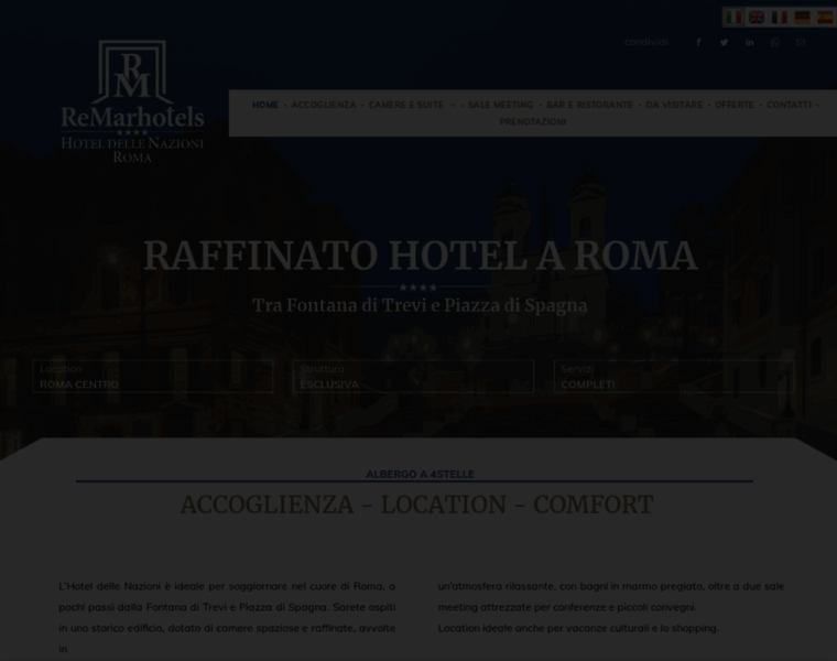 Hotel-dellenazioni-rome.com thumbnail