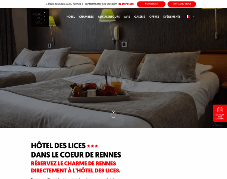 Hotel-des-lices.com thumbnail