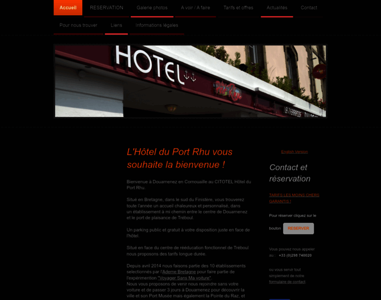 Hotel-du-port-rhu.com thumbnail