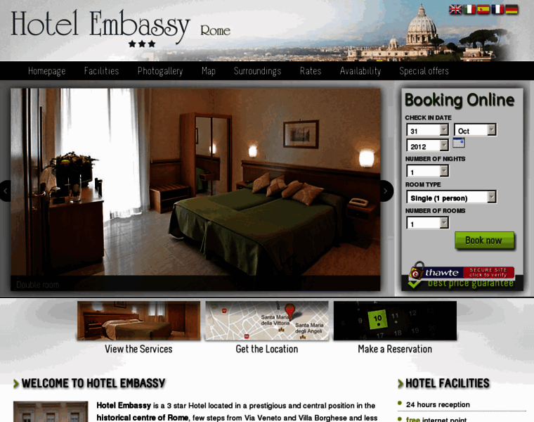 Hotel-embassy.com thumbnail