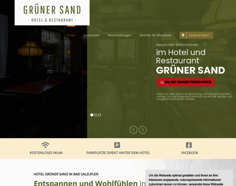 Hotel-gruener-sand.de thumbnail