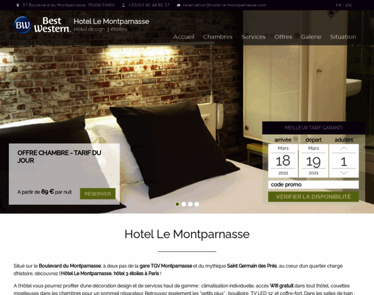Hotel-le-montparnasse.com thumbnail