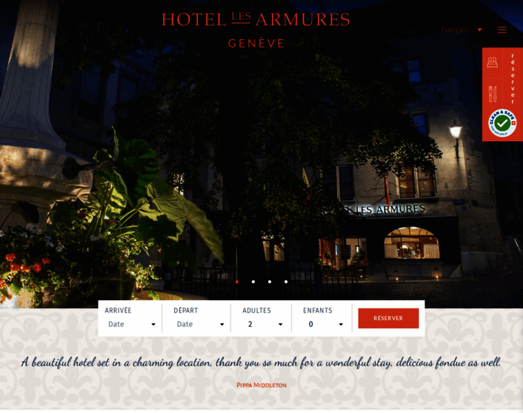 Hotel-les-armures.ch thumbnail