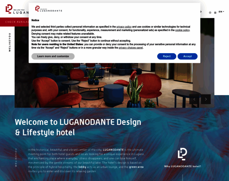 Hotel-luganodante.com thumbnail