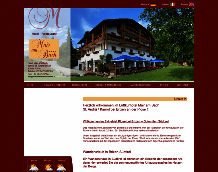 Hotel-mairambach-brixen.it thumbnail