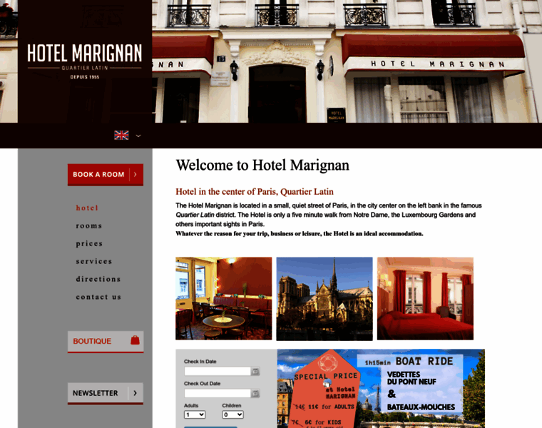 Hotel-marignan.com thumbnail